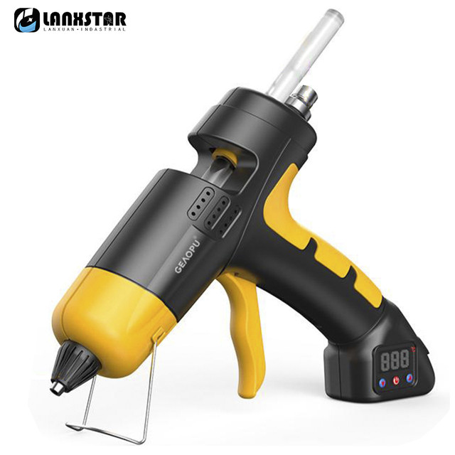 Battery Powered Glue Gun Crafts  Lithium Battery Hot Melt Glue Gun -  Cordless Hot - Aliexpress